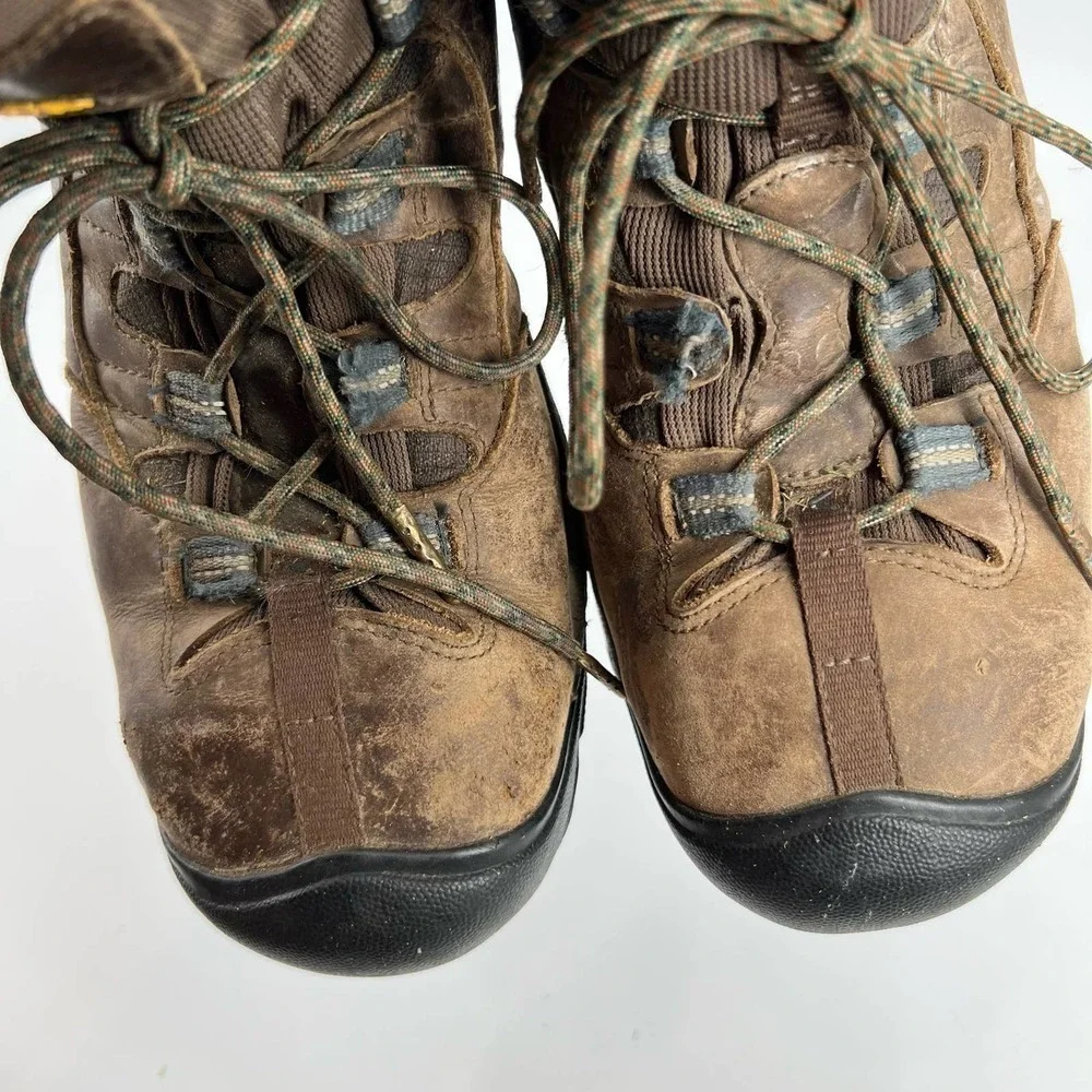 Keen Utility leather Mens Mid Brown Steel Toe Safety Boots Size 12 F2413-11
